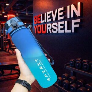 Sports Water Bottle 500 ML Leak-proof for Gym, Travel, Outdoor & Fitness BLUE